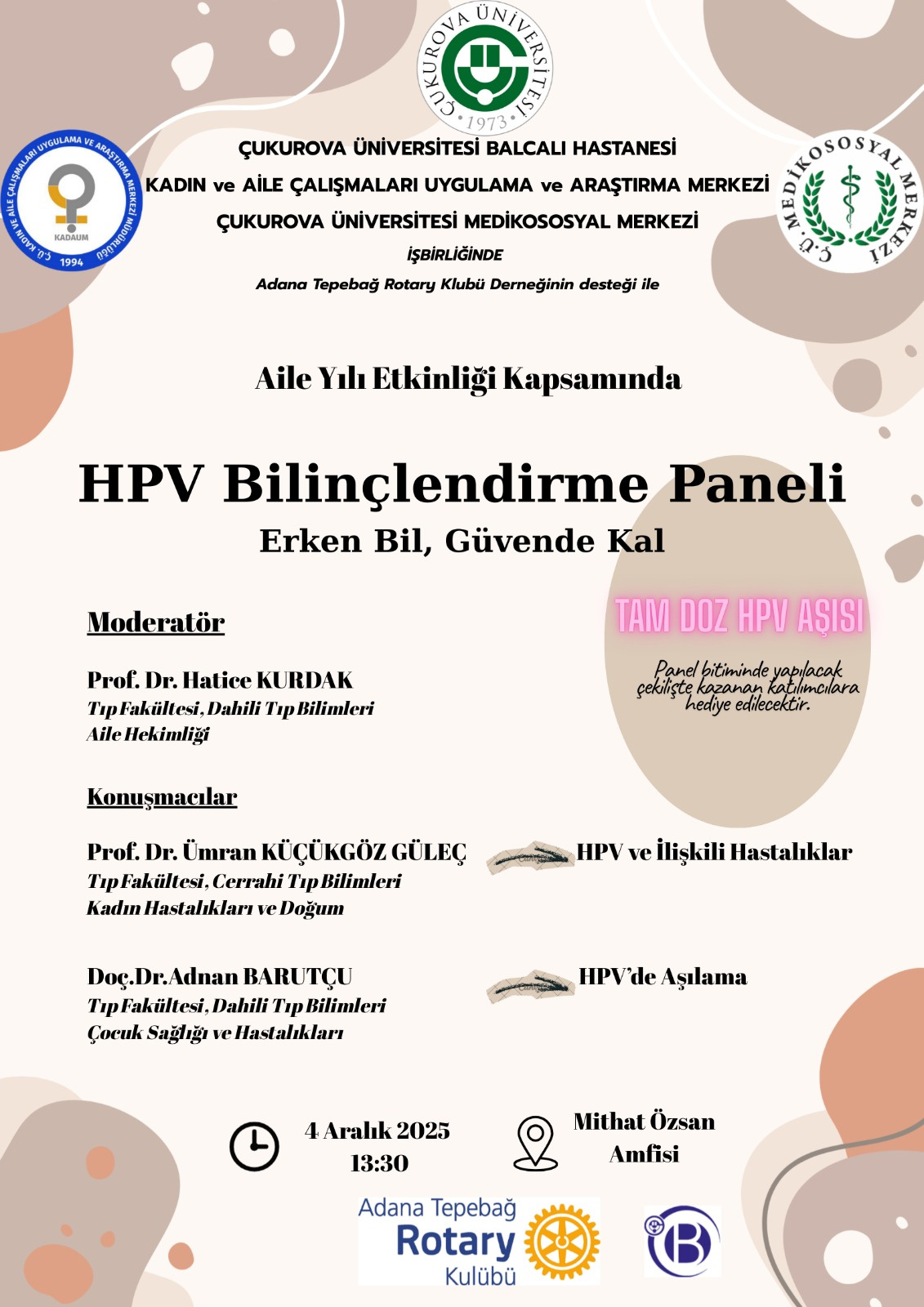 HPV Bilinçlendirme Paneli