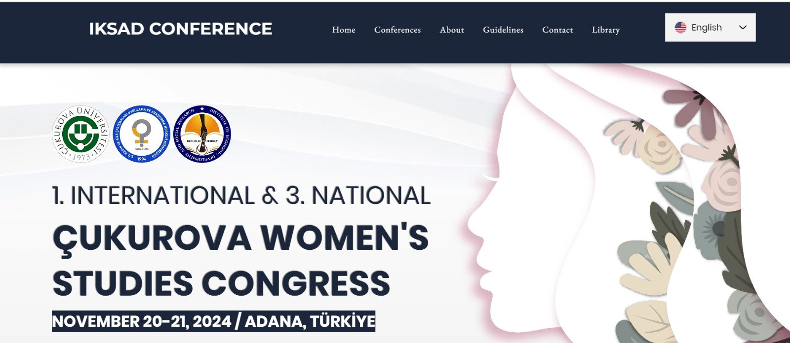 "1. INTERNATIONAL & 3. NATIONAL ÇUKUROVA WOMEN'S STUDIES CONGRESS"